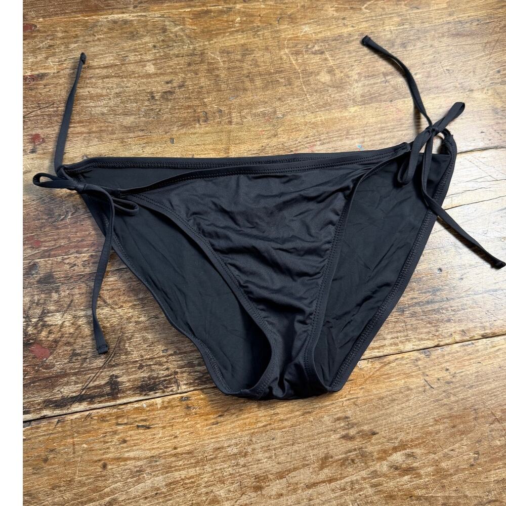 Tommy Bahama Black tie bikini bottoms size medium